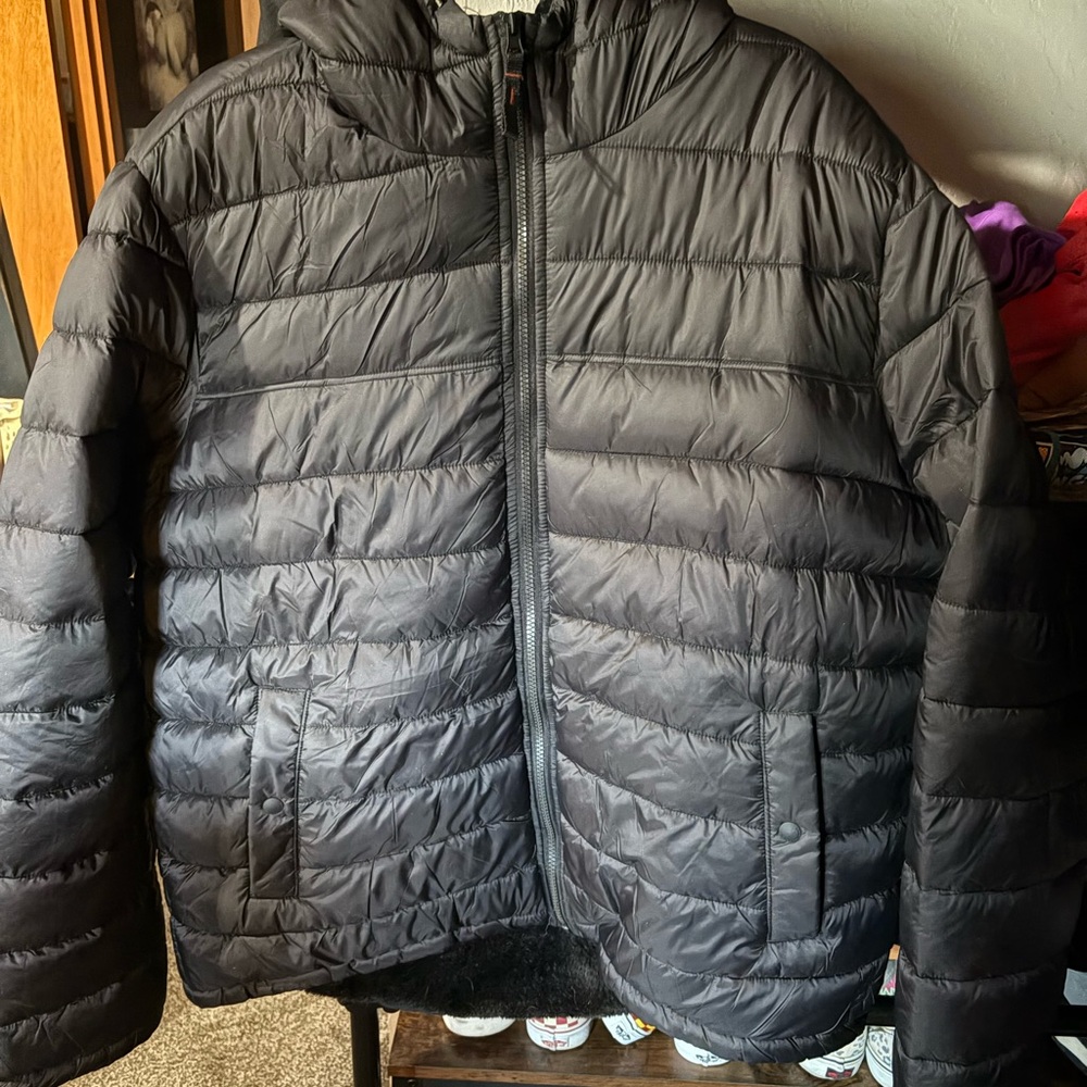 NWT Hawke & Co Black Puffer Jacket